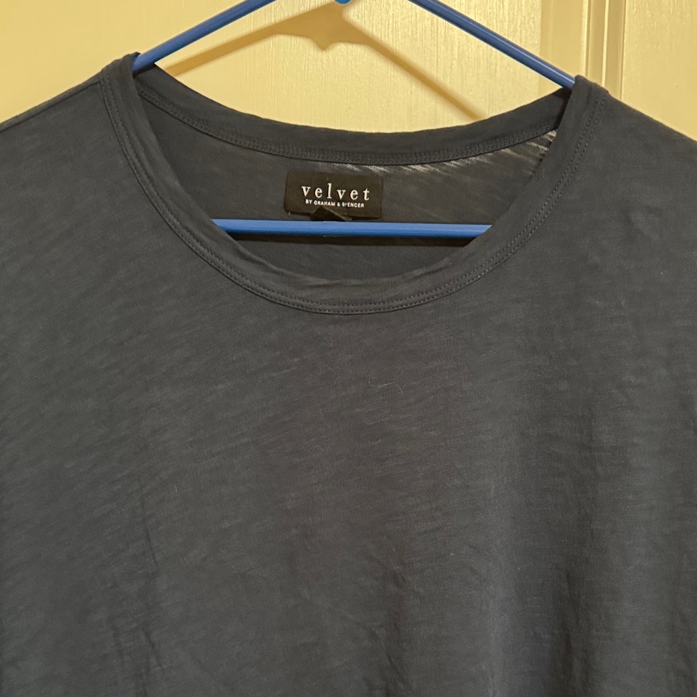 Velvet Men's Blue Short Sleeve Tee